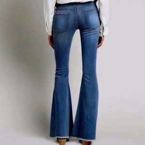 NWT Alexa Chung for AG Frayed Bell Bottoms Sz 26